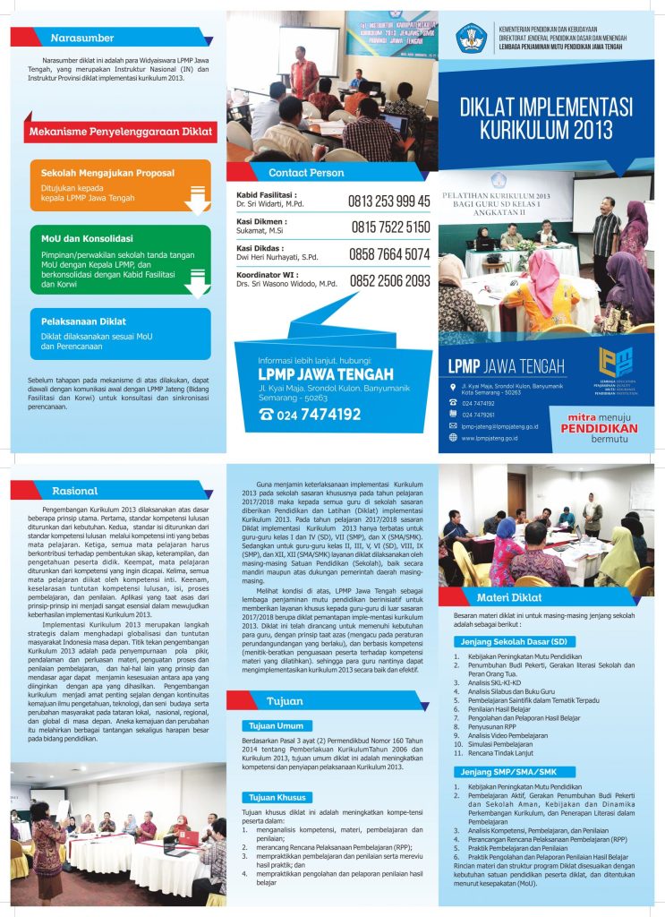 Diklat Implementasi Kurikulum 2013