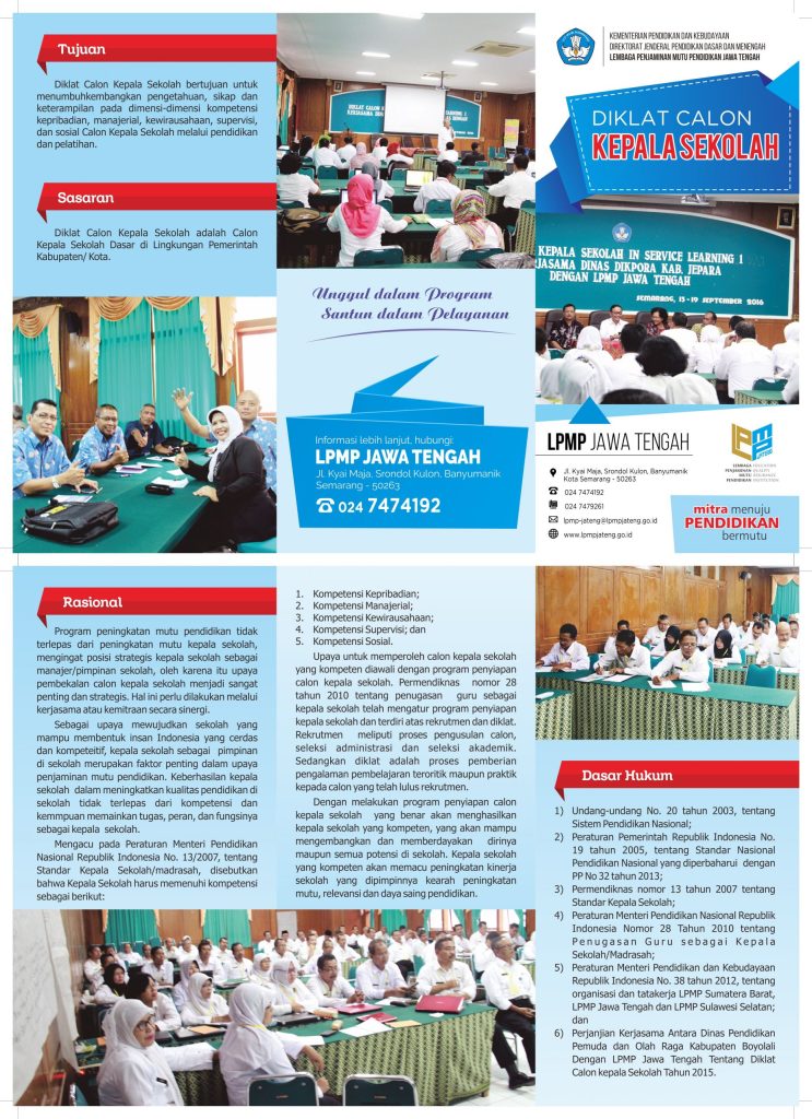 Diklat Calon Kepala Sekolah