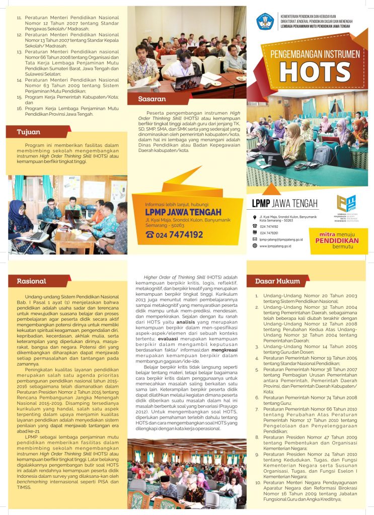 Pengembangan Instrumen HOTS
