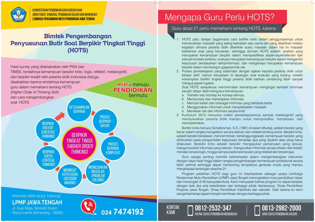 Bimtek Pengembangan HOTS