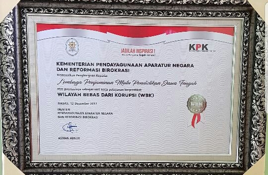 LPMP Jawa Tengah Raih WBK