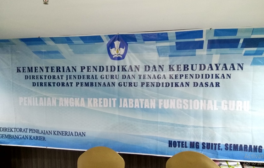 Sosialisasi Penilaian Angka Kredit Guru oleh Direktorat Pembinaan Pendidikan Dasar