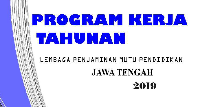 Program Kerja LPMP Jawa Tengah Tahun 2019
