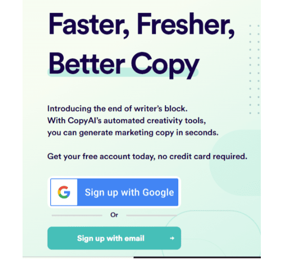 Membuat konten Dengan Mudah menggunakan Copy.ai