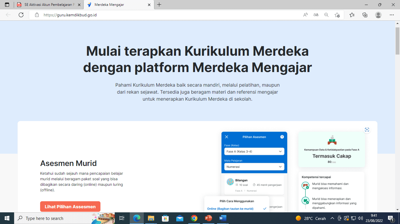 Tata Cara Penggunaan Platform Merdeka Mengajar