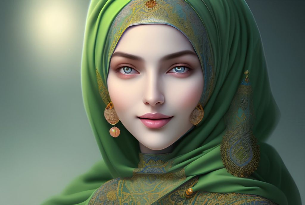 AI Art Generator:  Lebih Dekat dengan Muslimah Urdu