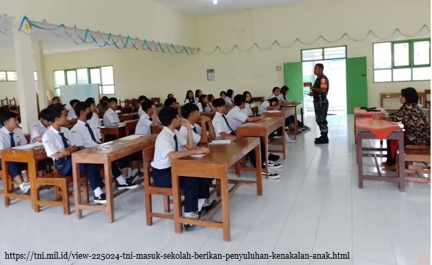 Praktik Baik Tentara Masuk Sekolah Menumbuhkan Budaya Positif pada Diri Murid