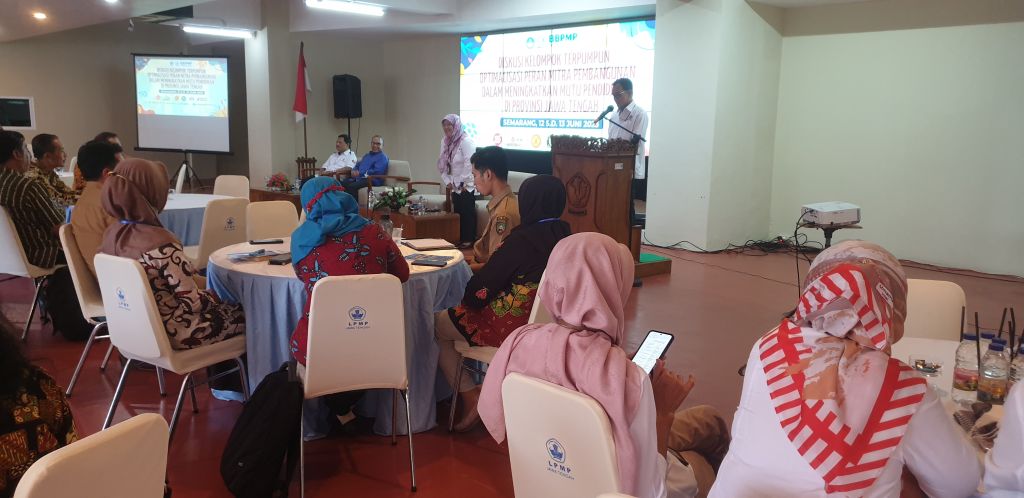 Diskusi Kelompok Terpumpun Optimalisasi Peran Mitra Pembangunan Dalam Meningkatkan Mutu Pendidikan di Provinsi Jawa Tengah