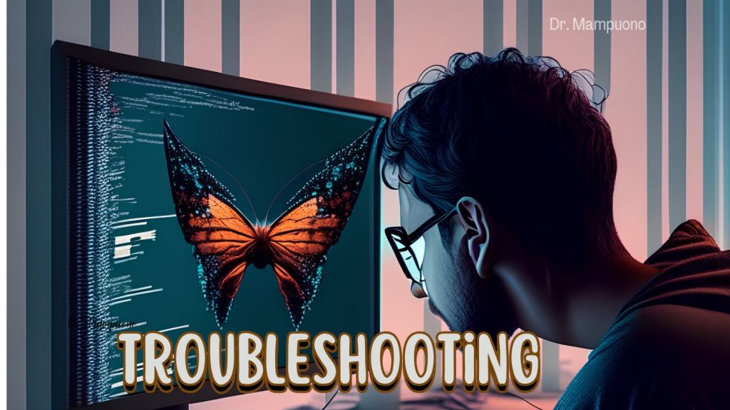 TROUBLESHOOTING PENGGUNAAN GADGET UNTUK MENEMU (MENULIS DENGAN MULUT) 