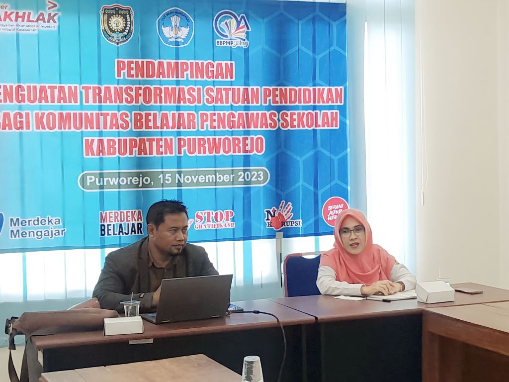 Pendampingan Transformasi Satuan Pendidikan oleh Kombel Pengawas di  Kabupaten Purworejo