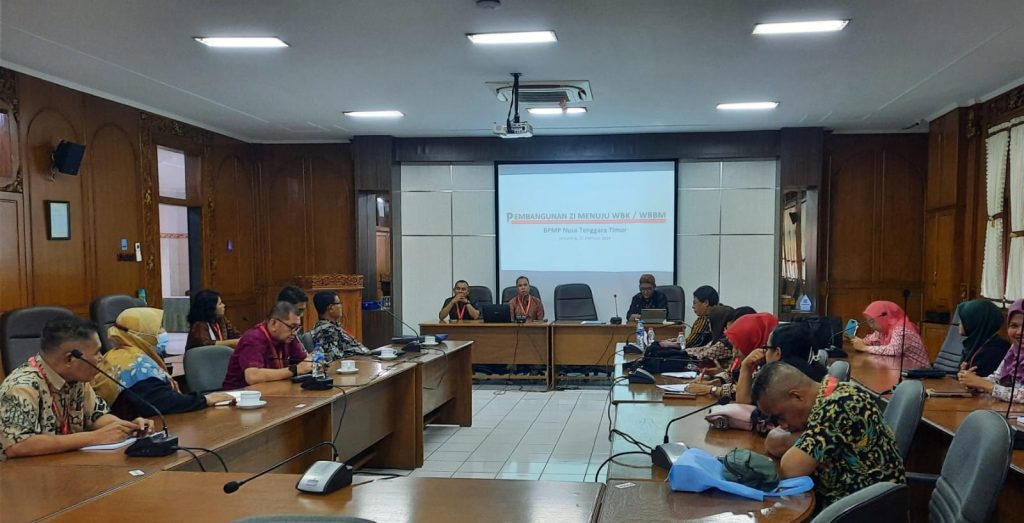 BPMP Provinsi NTT Belajar Pembangunan ZI WBK di BBPMP Provinsi Jawa Tengah