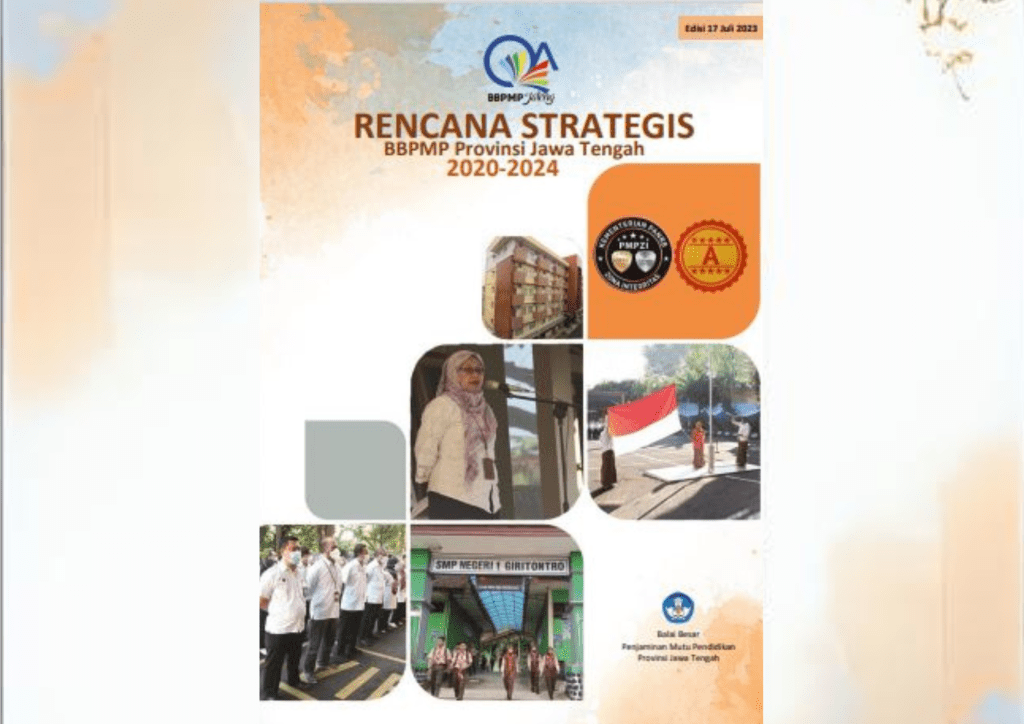 Rencana Strategis BBPMP Provinsi Jawa Tengah  2020-2024 (Edisi Juli 2023)