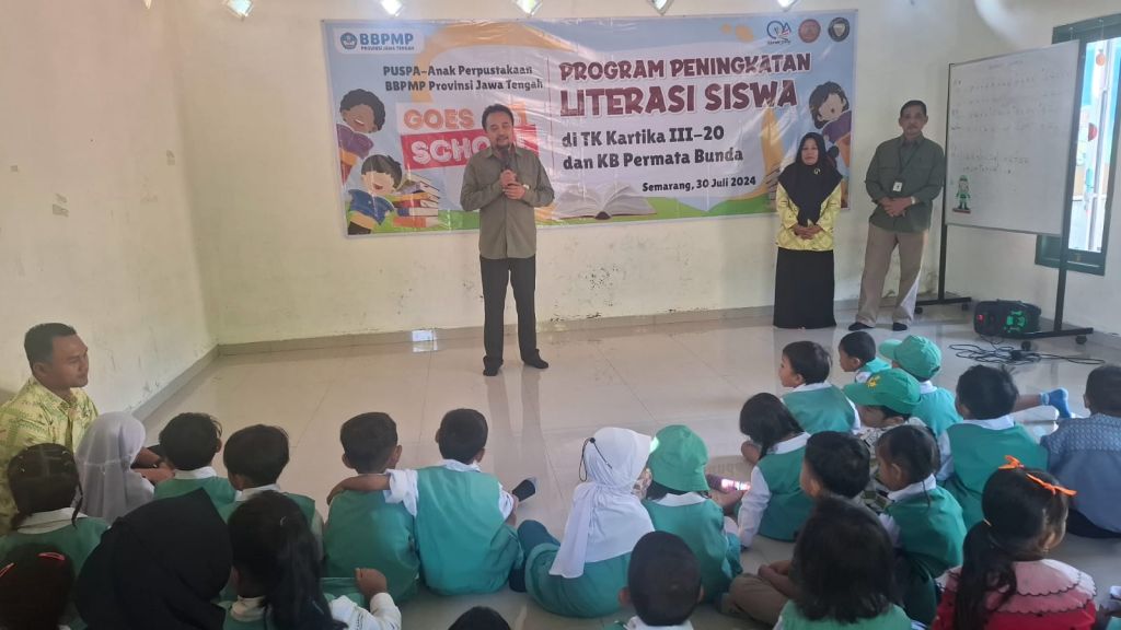 Perpustakaan BBPMP Jateng Goes to School Kenalkan Program Perpustakaan Ramah Anak