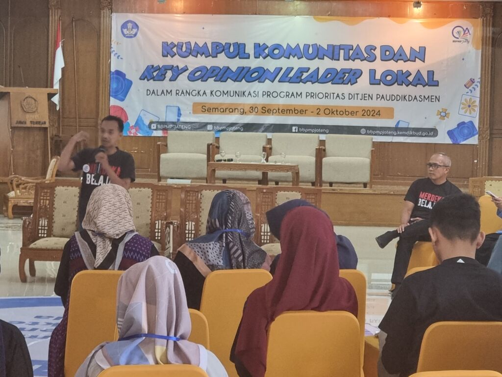 BBPMP Jateng Gelar Kumpul Komunitas dan KOL untuk Sosialisasikan Program Prioritas Kemendikbudristek 