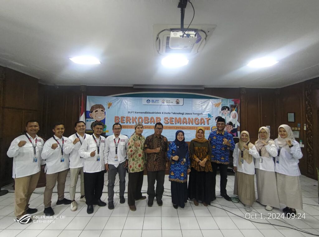 Liputan Kegiatan “BERKOBAR SEMANGAT (Berkolaborasi dan Berbagi, Semakin Kreatif Menggunakan Teknologi) di BBPMP Jawa Tengah