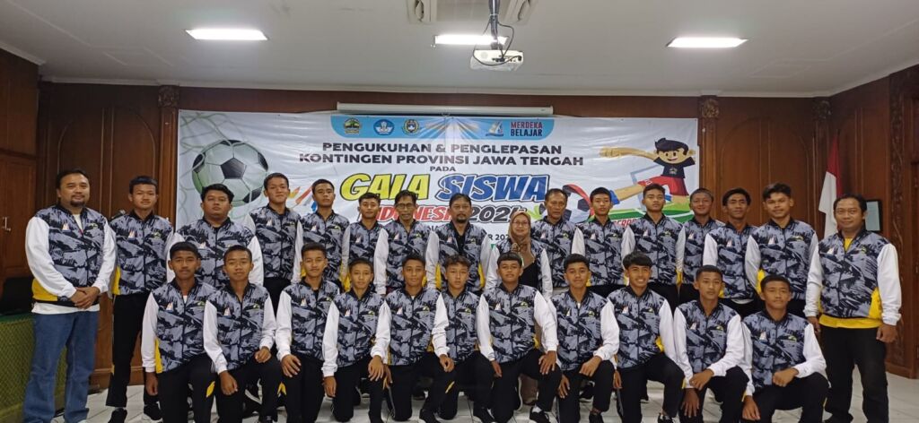 Pengukuhan dan pelepasan kontigen Atlet Gala Siswa Indonesia Provinsi Jawa Tengah ke Tingkat Nasional