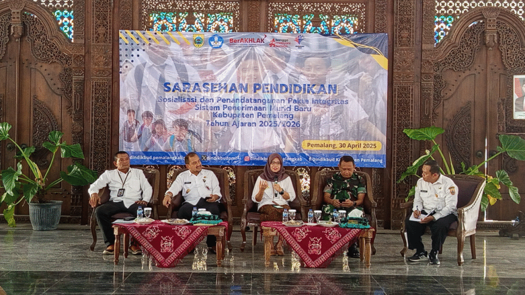 Pemalang Gelar Sarasehan Pendidikan dan Penandatanganan Pakta Integritas SPMB 2025