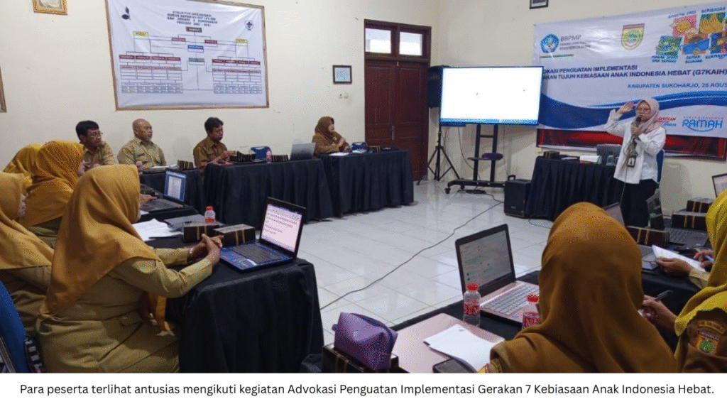 Integrasikan Gerakan 7 Kebiasaan Anak Indonesia Hebat, Pengawas Sekolah Ikuti Kegiatan Advokasi Penguatan Implementasi G7KAIH.