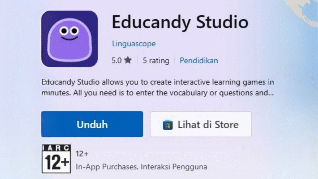 Belajar Jadi Menyenangkan dengan Educandy Memanfaatkan Interaktif Full Panel (IFP)