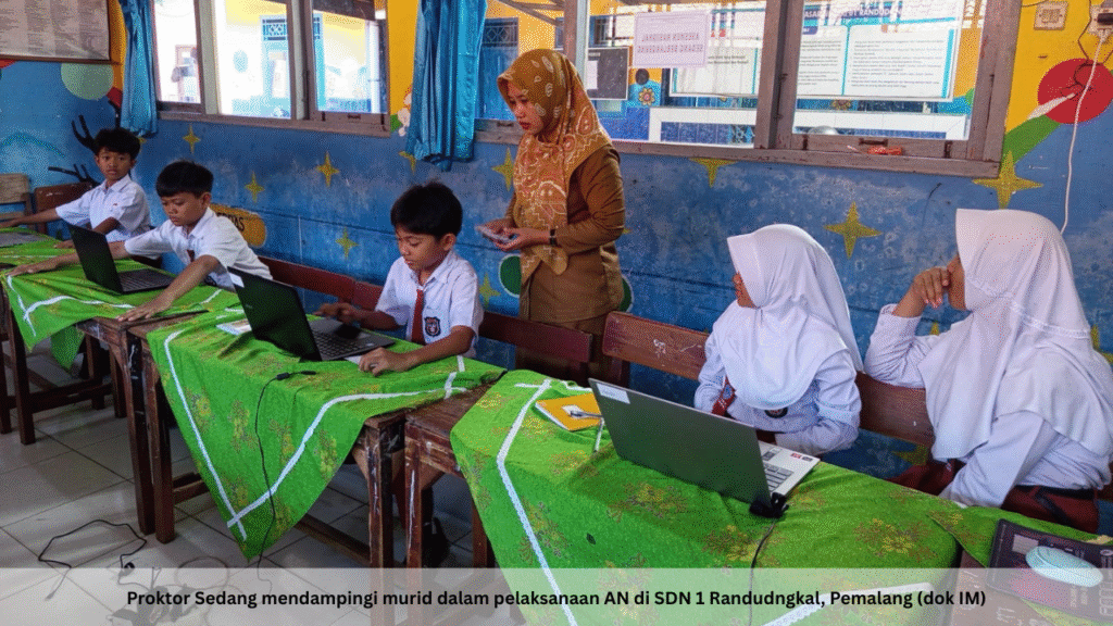 ANBK 2025: Di Tengah Keterbatasan Laptop, SDN 01 Randudongkal, Pemalang Gelar ANBK 2025 Dengan Lancar